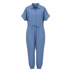 FIGS Rafaela Cargo Scrub Jumpsuit Pockets Jogger Ceil Blue XXL WMN Nurse Medical